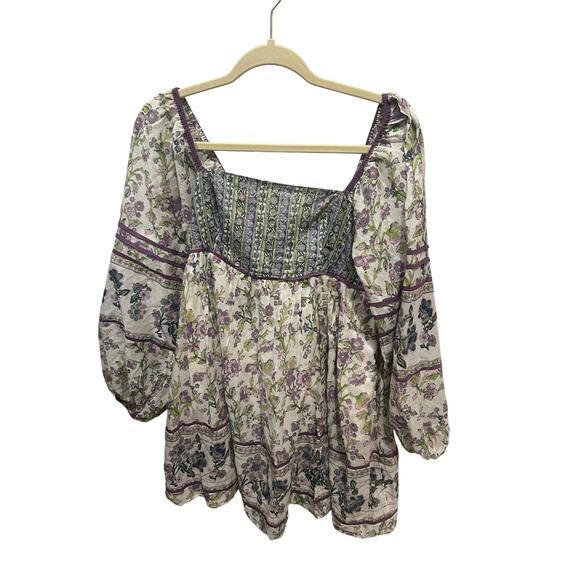 Free People Endless Afternoon Mini Babydoll Tea Dress Small NWT - Picture 4 of 5